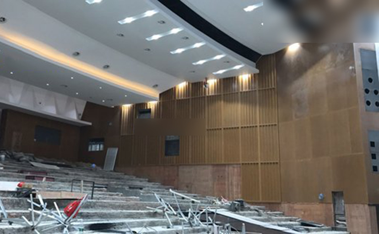 青海西寧會展中心吸音板工程