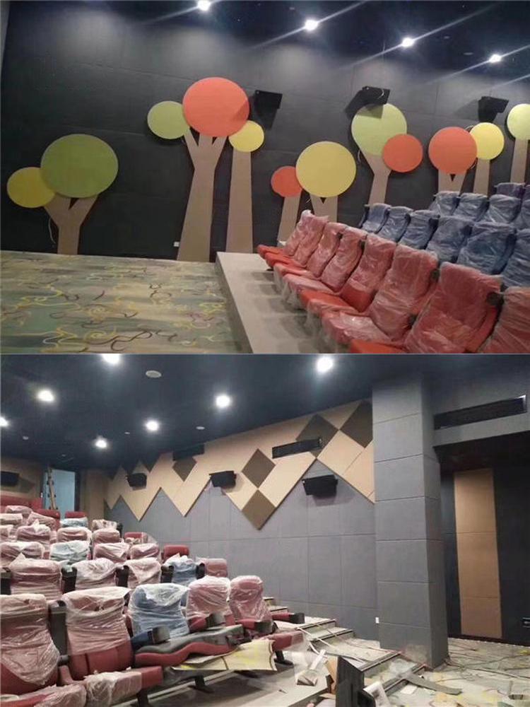 遼寧鞍山電影院聚酯纖維吸音板聲學工程