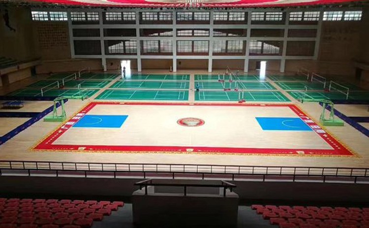 河北張家口室內籃球場吸音板聲學工程-1