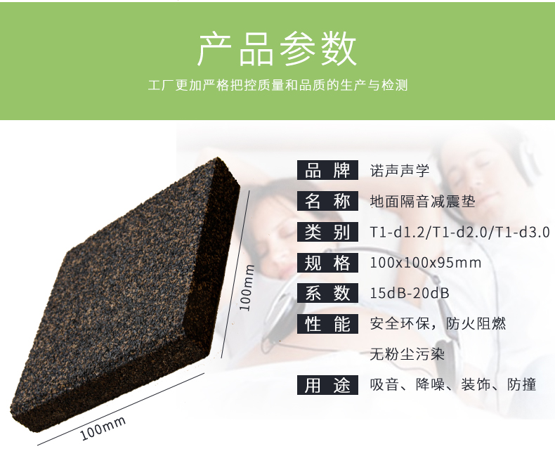 隔音墊參數